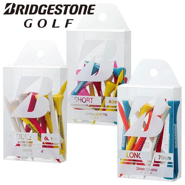 BRIDGESTONE GOLF GAG30112本入 ロングティー　 ■全長70mm13本入 ミドルティー　 ■全長60mm18本入 ショートティー ■全長40mm■素材：天然木■箱サイズ：縦8.5×横5.5×高さ2ｃｍ■中国製　【メーカ...