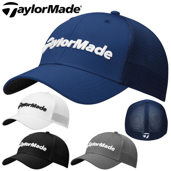TaylorMade Eg Cage JE810●素材：本体 / ポリエステル97% ポリウレタン3%　メッシュ部分・つば裏 / ポリエステル100%●サイズ：フリー(58〜60cm)●特長：吸汗速乾スベリ
