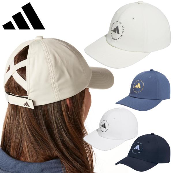 結んだ髪を出しやすくするために、後頭部を伸縮性の高いストレッチテープでデザイン。汗を素早く拡散するAEROREADYスウェットバンドがプレーを快適にサポートする。AEROREADYスウェットバンド■素材：ポリエステル97% ポリウレタン3%...