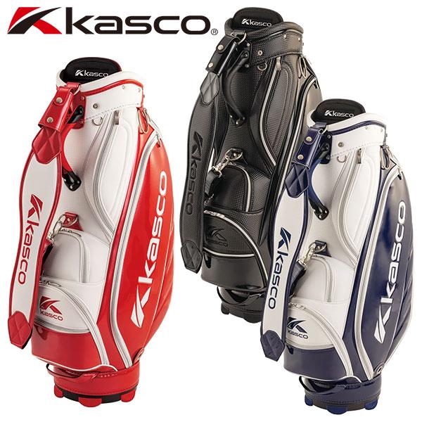 キャスコ プロレプリカキャディバッグ KS‐0103 ホワイト\ネイビー kasco キャスコ ゴルフ プロレプリカ キャディバッグ KS-0103