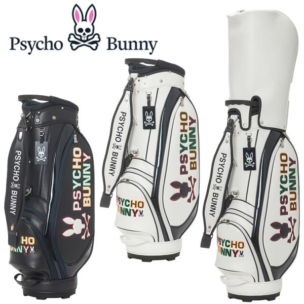 PSYCHO BUNNY ゴルフバッグ 9.0型 サイコバニー Psycho Bunny カートキャディバッグ FLAGSHIP 9.0