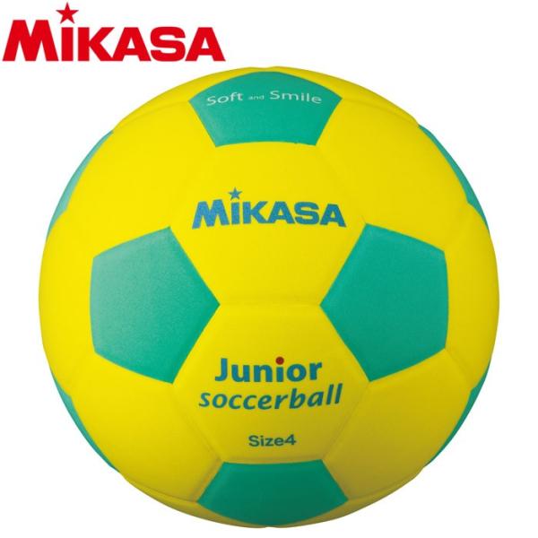 ミカサ スマイルサッカーボール4号軽量 180g SF4J-YLG 2103082