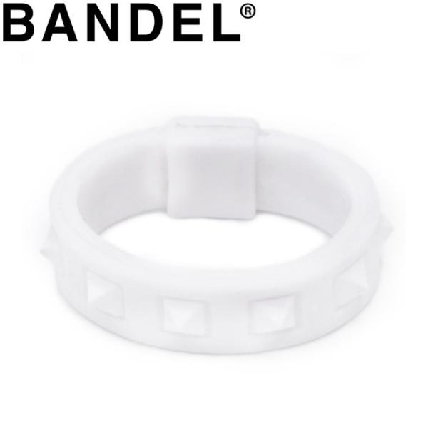 バンデル BANDEL リング スタッズ 指輪 ホワイト×ホワイト Studs Ring White×White ブーステック メンズ レディース ペア スポーツ シリコン