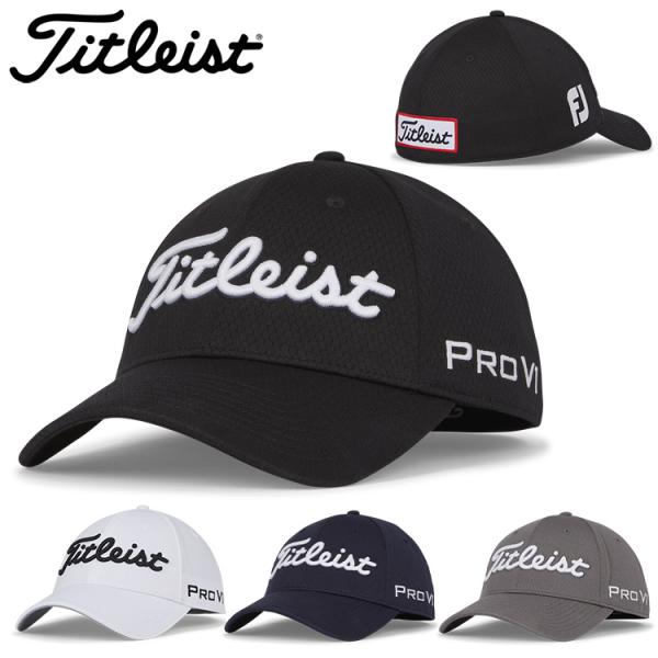 Titleist Tour Elite Cap TH23FTELA通気性の高い、フィットタイプのツアーキャップ。３サイズ展開。■サイズ：SM(55~57cm)、ML（57~59cm）、LXL（59~61cm）■素材：ポリエステル100％■カ...