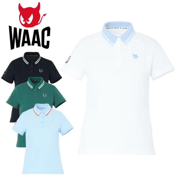 WAAC ワック ベーシックピケポロシャツ レディース 2026春夏 ゴルフ