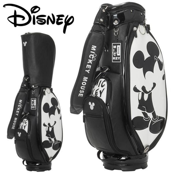 ディズニー キャディバッグ MONOCHROME MICKEY GOLF CADDIE BAG Disney XYMG5FC1 Disney（ディズニー） ゴルフ MONOCHROME MICKEY GOLF CADDIE BAG