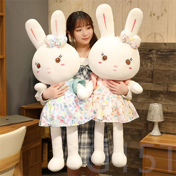 ふわふわぬいぐるみ抱き枕花柄服着ウサギちゃん抱きおもちゃ可愛い癒しウサギちゃん柔らかい縫い包みもこもこ添い寝おもちゃお誕生日クリスマスプレゼント G15t4457n ヨシモンショップ 通販 Yahoo ショッピング