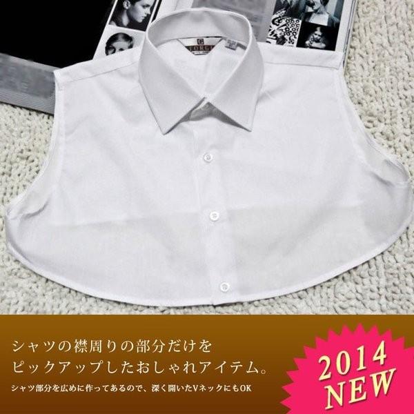 二点以下dm便対応可 ワイシャツ風つけ襟 ティペット つけ襟 ネックレス 付け襟 つけ衿 シャツスタイル 清楚感 オシャレ 小物 アクセント Www Donabeija Pt