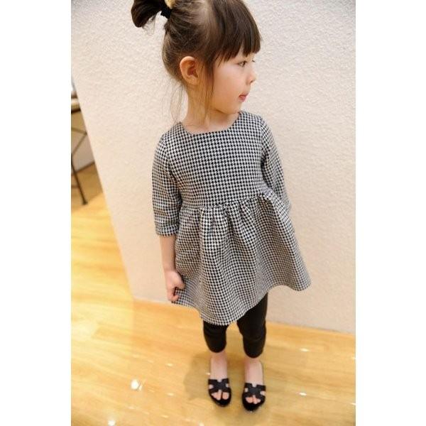 ワンピース スカート 長袖 女児 韓国子供服 子供服 子供 女の子 キッズ 千鳥格子 チェック チュニック プチプラ リーズナブル 100 110 Yazyl Tbymo698 ヨシモンショップ 通販 Yahoo ショッピング