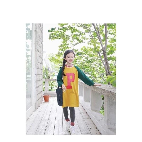 韓国子ども服ワンピース切り替え長袖スウェットトレーナー女の子ロングtシャツ可愛いトップスお嬢様風子供服 Www Itaylahat Co Il