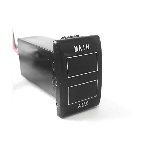 スズキ SUZUKI 電圧計 2パターン MAIN+AUX スイッチホール取付　AUX-FQ