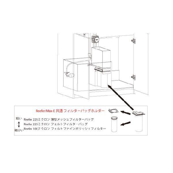 レッドシー Reefer NANO RF/MAX-E共通フィルターバッグホルダー : G3 