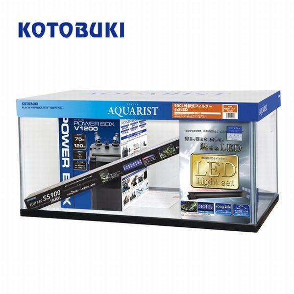 コトブキ工芸 900L外部式フィルター 4点LEDセット 90cn水槽 コトブキ工芸 900L外部式フィルター 4点LEDセット 90cn水槽