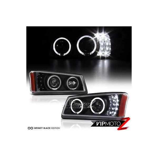 カー用品 アクセサリー ヘッドライト 自動車 フォグライト Halo パーツ Led ヴェノム パーキング Halo テールライト シルバラード 03 06 ブラック プロジェクター フォグライト E G A Imp