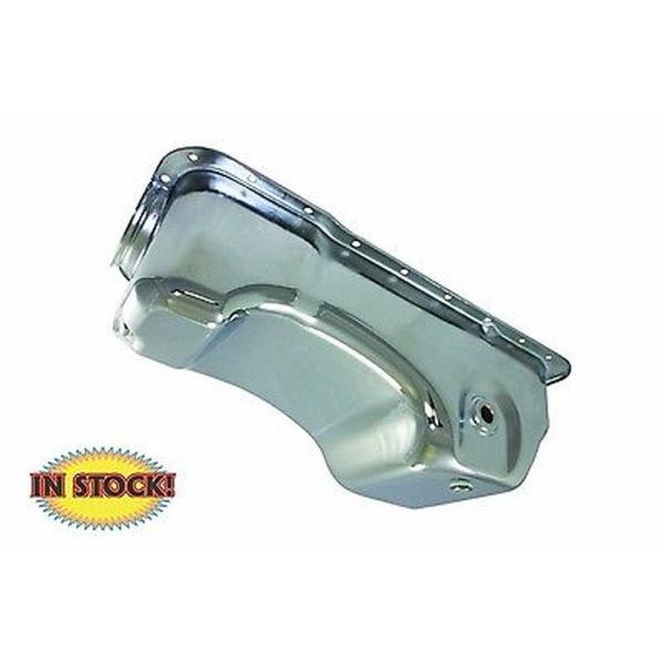 売り切れ必至 車 カスタム パーツオイルパン Spc Chrome Oil Pan For 65 87 Ford Small Block With Front Sump 7445 Spepm Misiones Gob Ar