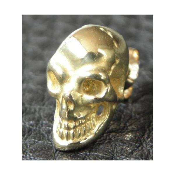 Gaboratory（ガボラトリー） 18k Gold Twelve Small Skull Pierce [10k