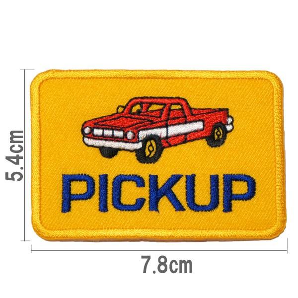 刺繍アイロンワッペン アップリケ パッチ Pick Up ピックアップトラック Suv 車 アメカジ アメリカン 英語 モチーフ 手芸 飾り Paches ロバーガブリエラ 通販 Yahoo ショッピング