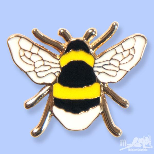 ピンバッジ ピンズ ラペルピン【みつばち】蜂 ミツバチ ハチ はち bee