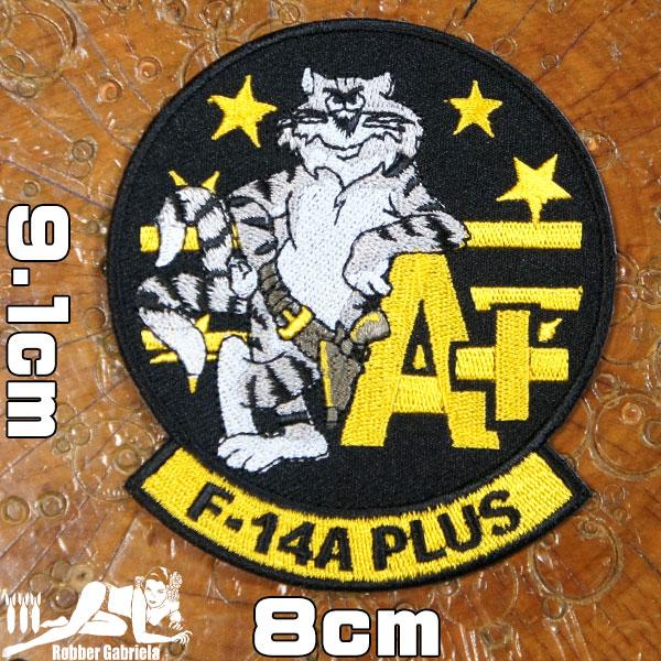 ミリタリーワッペン【TOMCAT・トムキャット A+】F-14A Plus 軍物