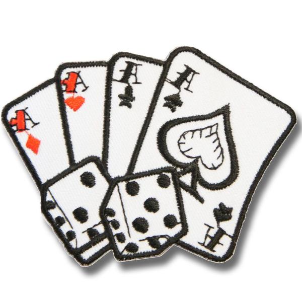 刺繍アイロン ワッペン アップリケ パッチ エースのフォーカード ダイス トランプ マジック バイカー ホットロッド 50 S 60 S オールディーズ アメカジ Buyee Buyee Japanese Proxy Service Buy From Japan Bot Online
