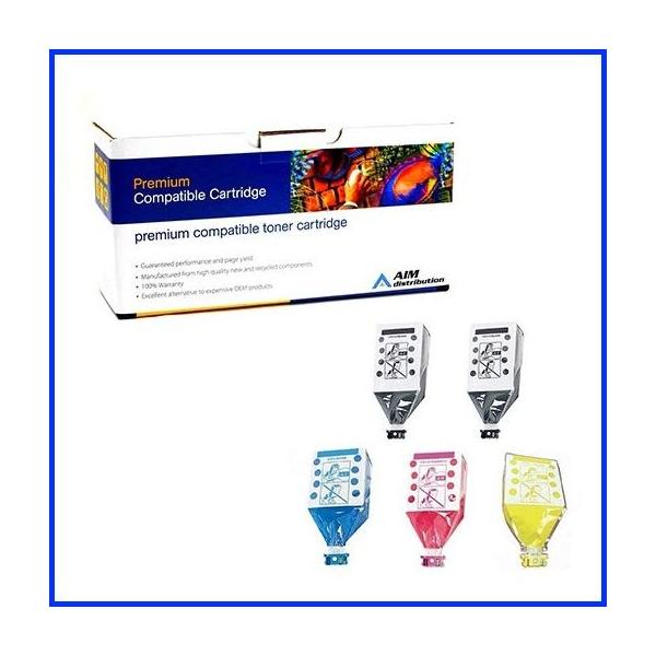 Aim Replacement Compatible Toner Replacement For Ricoh Aficio Ricoh Mp C6000 7500 Toner Cartridge Combo Pack 2 Bk 1 C M Y Type Mpc7500a 8462b1cmy Generic