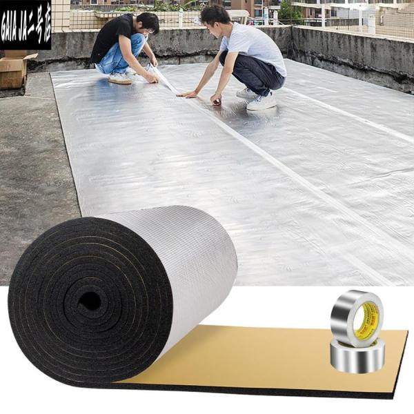 アルミ断熱シート 断熱材 屋外 厚さ5~50mm 遮熱シート 断熱マット 遮熱保温ロール材 熱反射 断熱 保温 吸音 防水 夏の熱気侵入防止/冬の冷気遮断 屋根?床下 窓
