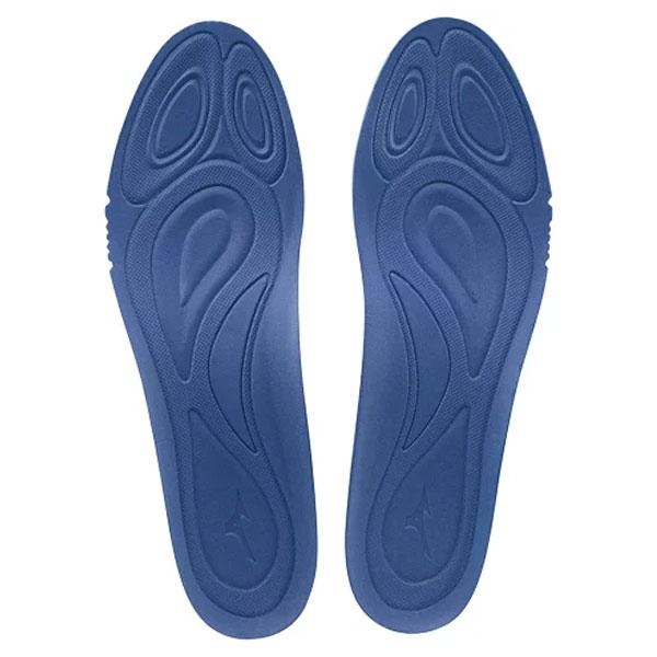 E・V・Aスポンジ使用でグリップ性・クッション性・軽量性をバランス良く実現。グリップ力はアナトミカルカップインソール比で約1.5倍。（当社従来品比較）モチっとした感触で柔らかいクッションと軽量感が特徴です。サイズSS：22.0〜23.0cm...