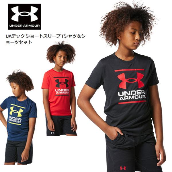 Tシャツとショーツの上下セットです。Tech(テック)：吸汗速乾性と伸縮性を兼ね備え、柔らかな肌触りを提供する定番ファブリック水分コントロール：汗を素早く吸収、外部へ発散し、アスリートの身体を常にドライに保つ抗菌防臭：嫌な臭いの原因となる細...