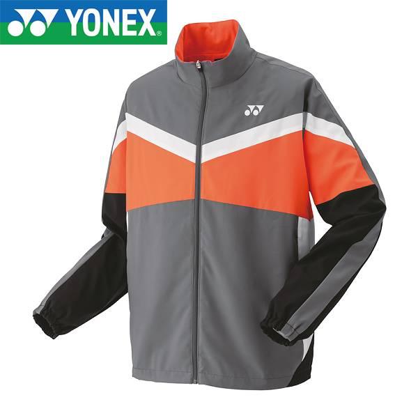 YONEX （ヨネックス） テニス トレーニングウェア 裏地付ウォームアップシャツ(フィットスタイル) 【アイアングレー】 50143 405 ＷＵＰニットジャケット ジャケット ユニセックス 男性用・女性用 グレー 灰 2023 {NP} YONEX（ヨネックス） ◇◇ ＜ヨネックス＞ 裏地付きウォームアップ