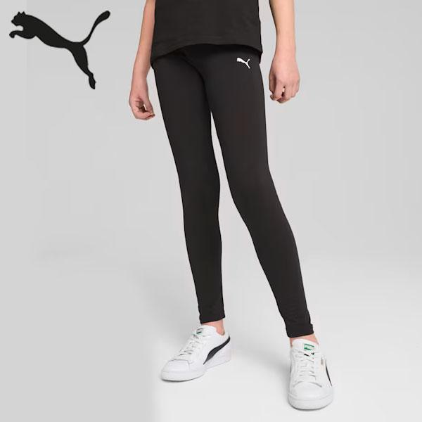 カジュアル使いやワークアウトに最適でどんな状況にも対応できるプーマ ESS レギンス。プーマNo. 1 ロゴのラバープリントで、体の動きに合わせてウエストゴムがぴったりフィットします。8歳のお子様におすすめのサイズです。    細身ですっき...