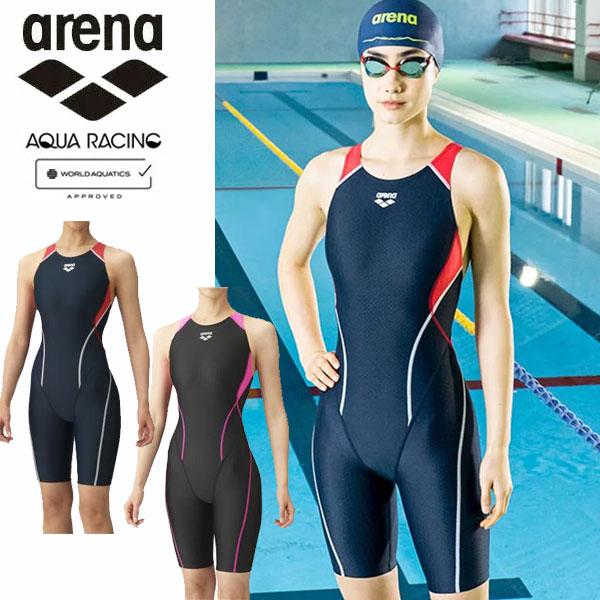 初級スイマーへ向けた競泳水着「AQUA RACING」シリーズ。公式大会に出場するために必要なWORLD AQUATICS（国際水泳連盟）承認モデルです。伸びのあるフィット感を実現した素材AQUASTRIPE-Dを採用。安心感のある地厚な生...