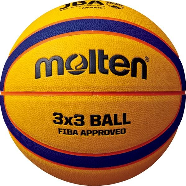 ◆◆ ＜モルテン＞ MOLTEN リベルトリア5000 3x3 B33T5000 (イエロー×ブルー) (バスケットボール)