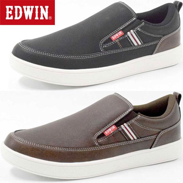 ◆◆ ＜エドウィン＞ EDWIN スリッポンスニーカー メンズ シューズ EDW-7050