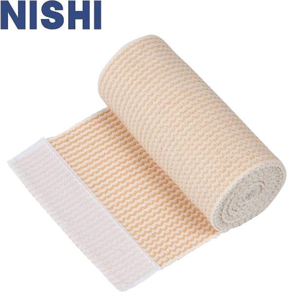 両端に面ファスナーが付いた伸縮性包帯です。巻き始めで患部に合わせやすく、巻き終わりではテープや包帯止めを使用しなくても固定できます。アイスバックを当てたい位置へ固定するときなどにもお使いいただけます。※材質の特性上、多少の伸縮差があります。...