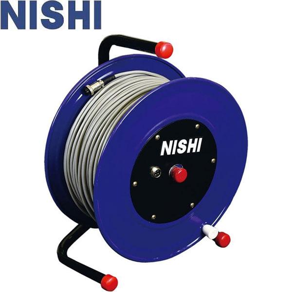 NT7505スタートシグナルケーブル/NT7503クロックセンサーとNT7504レースクロックを接続するためのケーブルです。■サイズケーブル/(φ)5.5mm×(L)100m4ピンコネクタ(オス)⇔4ピンコネクタ(メス)コードリール/約(W...