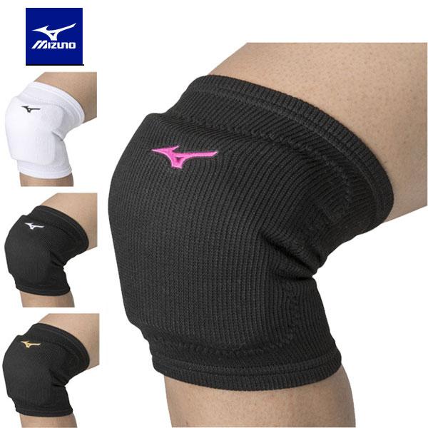 他サイト： メール便発送 即納可★【MIZUNO】 ミズノ 膝サポーター (パッド有／1個入り) バレーボール ユニセックス V2MYA001の商品画像