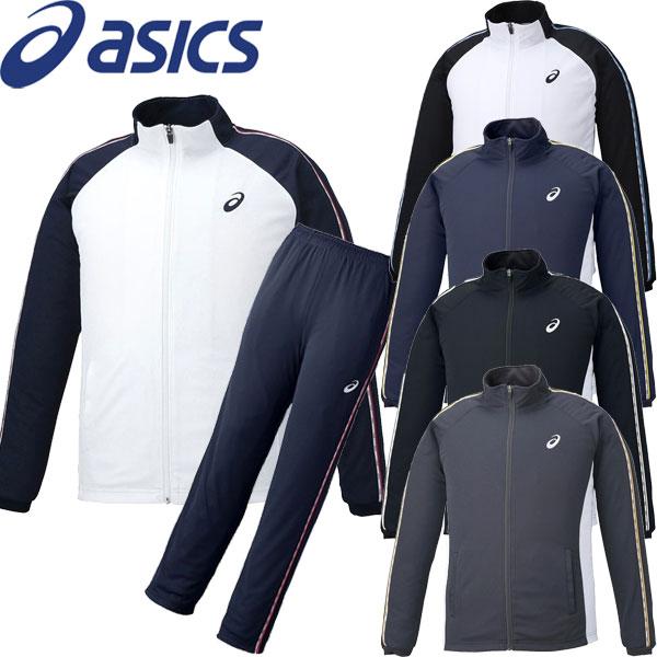 ASICS ジャージ上下セット 青黒 asics アシックス ジャージ 上下セット O 大きいサイズ ネイビー
