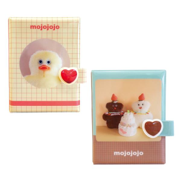 新商品 mojojojo シール コレクト バインダー チョコミント / レッド シール帳 尾崎歩美 mojo グッズ シール 交換 集め デコ 文具 文房具 雑貨 ステーショナリー