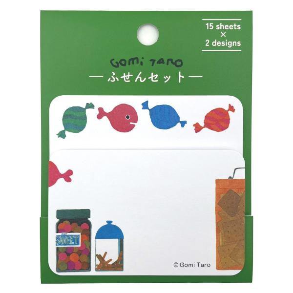 期間限定３０％OFF！  学研 公式 五味太郎 きんぎょがにげた 付箋セット キャンディ AM04822 付箋 文具 雑貨 絵本  グッズ かわいい おしゃれ 学研