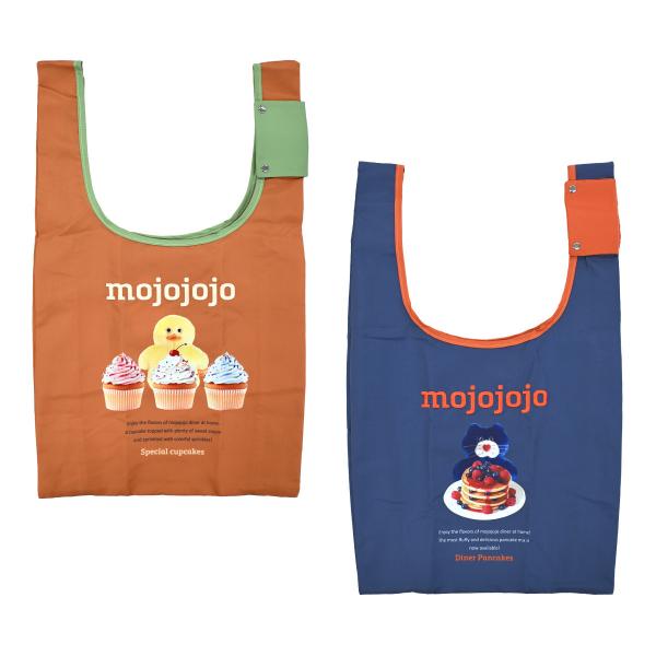 新商品 mojojojo Diner 刺繍 エコバッグ 尾崎歩美 mojo グッズ アメリカン ダイナー Todd friends 文具 文房具 雑貨 日販 日本出版販売