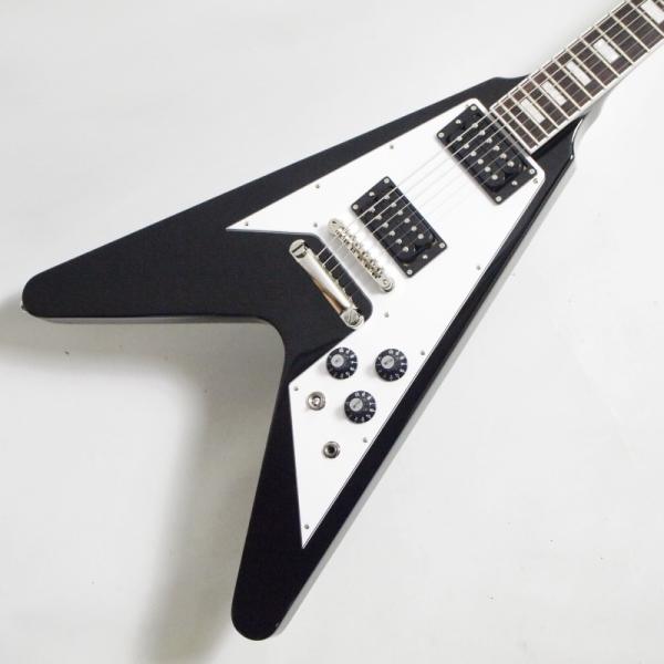 エドワーズ ブラック Vシェイプ ギター edwards EDWARDS E-FV-LTD Black FVシェイプエレキギター〈エドワーズ〉 : 楽器