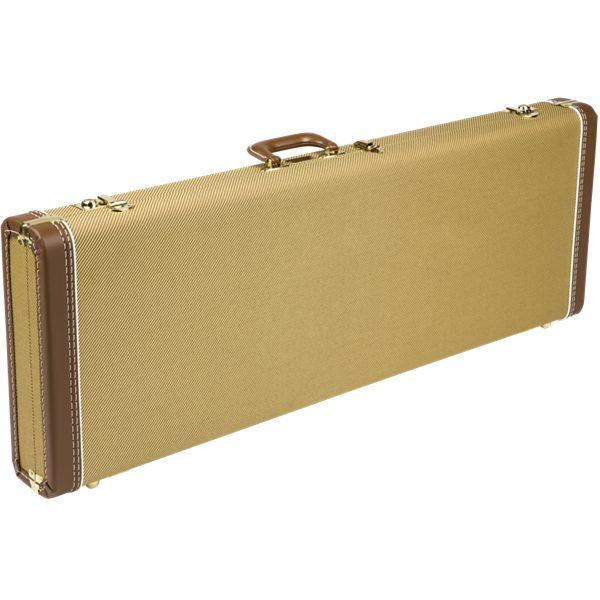 Fender G&G Deluxe Strat/Tele Hardshell Case, Tweed with Red Poodle 
