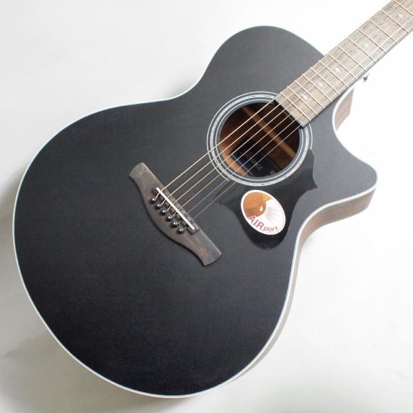 Ibanez AE140-WKH Weathered Black Open Pore Top, Open Pore Natural Back and Sides エレアコ アイバニーズ