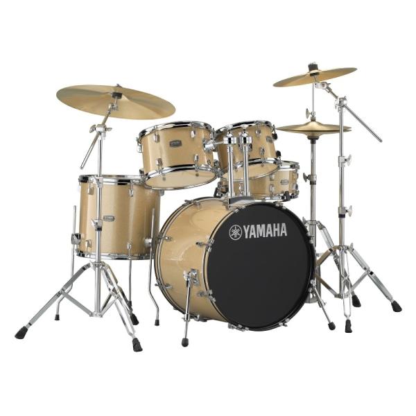 YAMAHA 20"バスドラム RYDEEN スタンダードセット RDP0F5STDCPG シャンパングリッター〈ヤマハ〉【沖縄・東北・北海道・離島送料別途】