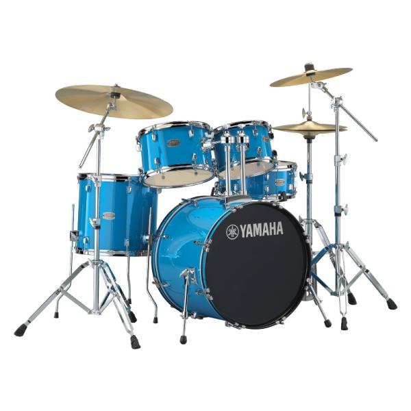 YAMAHA 20"バスドラム RYDEEN スタンダードセット RDP0F5STDSKB スカイブルー〈ヤマハ〉【沖縄・東北・北海道・離島送料別途】