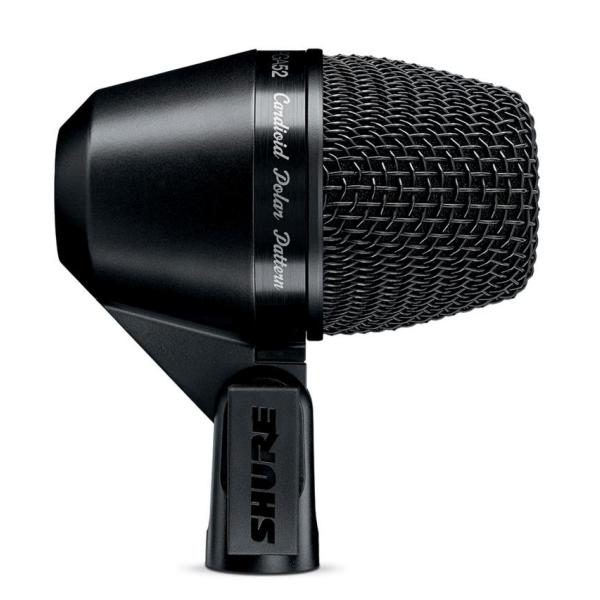 SHURE PGA52-XLR ダイナミック・マイクロホン キックドラム、ベースアンプ用 XLR→XLRケーブル（4.6m）付属モデル〈シュアー〉