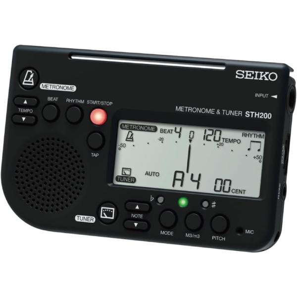 他サイト： SEIKO STH200BK メトロノーム×チューナー〈セイコー〉の商品画像