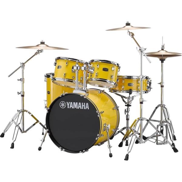 YAMAHA 20"バスドラム RYDEEN スタンダードセット RDP0F5STDYL メローイエロー 〈ヤマハ〉【沖縄・東北・北海道・離島送料別途】