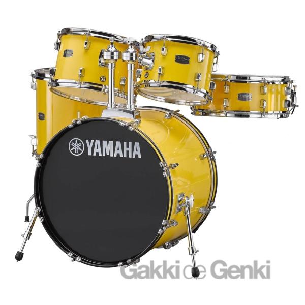 YAMAHA 20"バスドラム RYDEEN シェルセット RDP0F5YL メローイエロー 〈ヤマハ〉【沖縄・東北・北海道・離島送料別途】