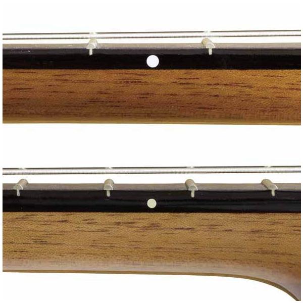 テープや接着剤を使わない、乾転写式のサイドポジションマーク。貼り付け、剥がしも簡単に出来、シールの様に跡も残りません。2 種類のサイズをラインナップしています。